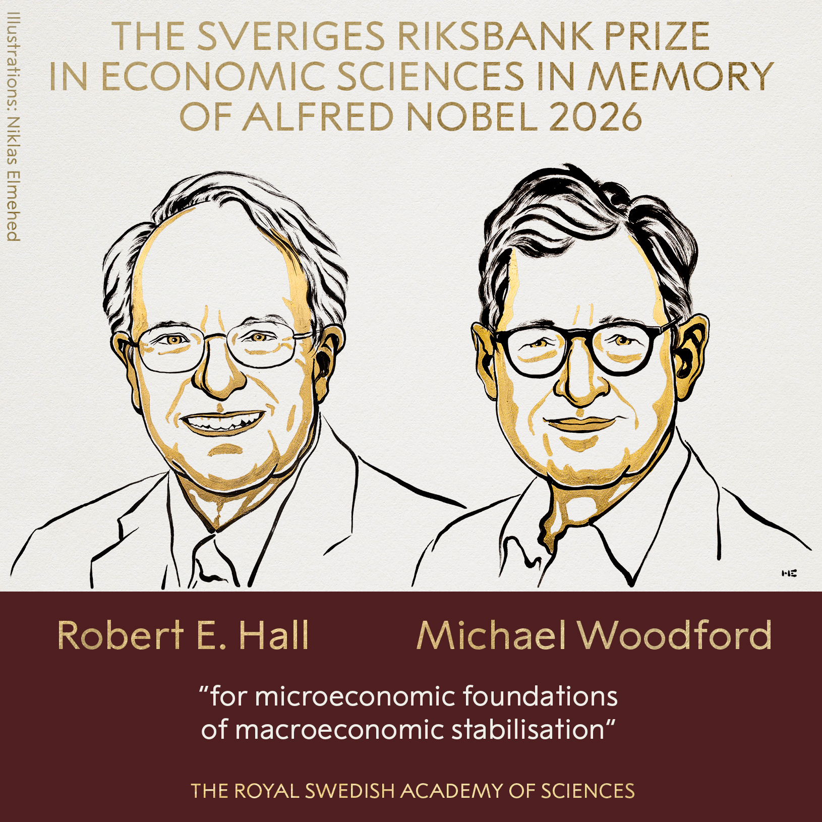 Robert E. Hall and Michael Woodford Win 2026 Nobel Prize in Economic Sciences